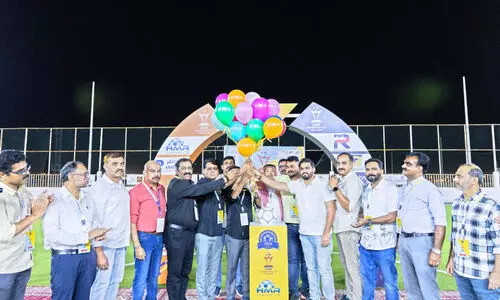 യാം​ബു ഇ​ന്ത്യ​ൻ ഫു​ട്ബാ​ൾ അ​സോ​സി​യേ​ഷ​ൻ ആ​റാ​മ​ത് ഫു​ട്ബാ​ൾ മ​ത്സ​ര​ത്തി​ന് തു​ട​ക്കം