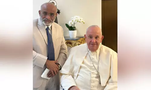 മാർപാപ്പയെ സന്ദർശിച്ച ഓർമയിൽ കെ.ജി. ബാബ രാജൻ മാർപാപ്പയെ സന്ദർശിച്ച ഓർമയിൽ കെ.ജി. ബാബ രാജൻ