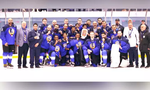 ലോ​ക ഐ​സ് ഹോ​ക്കി ചാ​മ്പ്യ​ൻ​ഷി​പ്: കു​വൈ​ത്തി​ന് വെ​ങ്ക​ലം