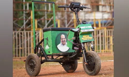 ഇ-ട്രൈക് തയാറാക്കി എൻജിനീയറിങ്ങ് വിദ്യാർഥികൾ