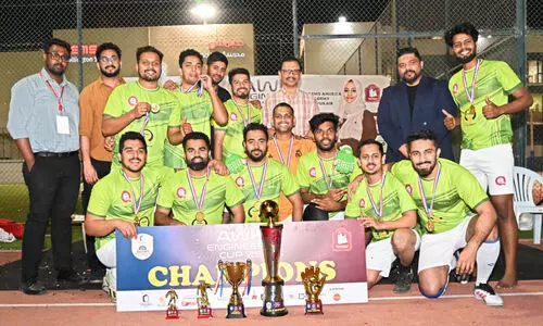 ഖ​ത്ത​ർ എ​ൻ​ജി​നീ​യേ​ഴ്സ് ക​പ്പ് ഫു​ട്ബാ​ൾ; ക്യു.​എം.​ഇ.​എ ജേതാക്കൾ