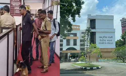 കൊച്ചി കേന്ദ്രീയ ഭവനിൽ ബോംബ് ഭീഷണി; പരിശോധന തുടരുന്നു