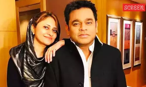 AR Rahman and Saira Banu