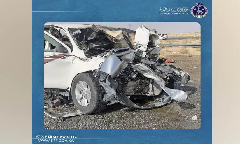 അ​ബ്ദ​ലി റോ​ഡി​ൽ വാ​ഹ​നാ​പ​ക​ടം; ര​ണ്ടു മ​ര​ണം