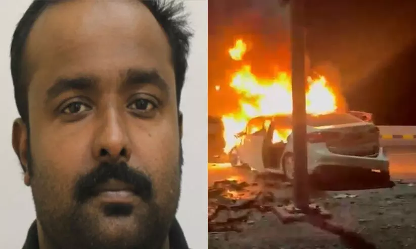 ഒമാനിലെ ഖസബിൽ കാറുകൾ കൂട്ടിയിടിച്ച് കത്തി; കൊല്ലം സ്വദേശിക്ക് ദാരുണാന്ത്യം ഒമാനിലെ ഖസബിൽ കാറുകൾ കൂട്ടിയിടിച്ച് കത്തി; കൊല്ലം സ്വദേശിക്ക് ദാരുണാന്ത്യം