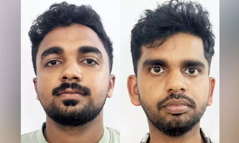 ട്രേഡിങ് ആപ്പിന്റെ മറവിൽ തട്ടിപ്പ്; 3.25 കോടി തട്ടിയ യുവാക്കൾ അറസ്റ്റിൽ ട്രേഡിങ് ആപ്പിന്റെ മറവിൽ തട്ടിപ്പ്; 3.25 കോടി തട്ടിയ യുവാക്കൾ അറസ്റ്റിൽ