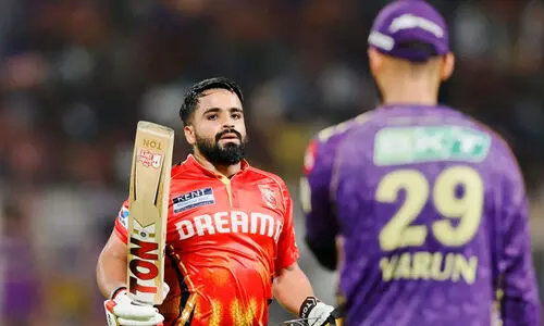 പ്രഭ്സിംറാനും പ്രിയാൻഷിനും അർധ സെഞ്ച്വറി; അവസാന ഓവറുകളിൽ പിടിമുറുക്കിയ കൊൽക്കത്തക്ക് 202 റൺസ് വിജയലക്ഷ്യം പ്രഭ്സിംറാനും പ്രിയാൻഷിനും അർധ സെഞ്ച്വറി; അവസാന ഓവറുകളിൽ പിടിമുറുക്കിയ കൊൽക്കത്തക്ക് 202 റൺസ് വിജയലക്ഷ്യം