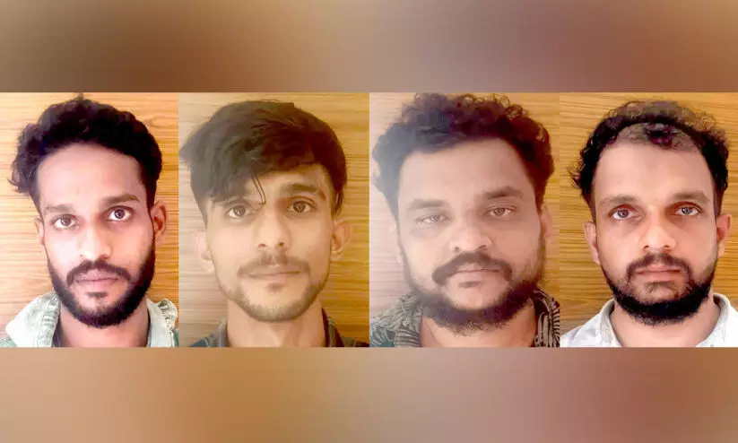 ലഹരിമരുന്നുമായി നാലംഗ സംഘം പിടിയിൽ