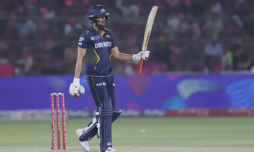 ഗില്ലിനും ബട്ട്ലർക്കും അർധ സെഞ്ച്വറി; ഗുജറാത്തിനെതിരെ രാജസ്ഥാന് 210 റൺസ് വിജയലക്ഷ്യം