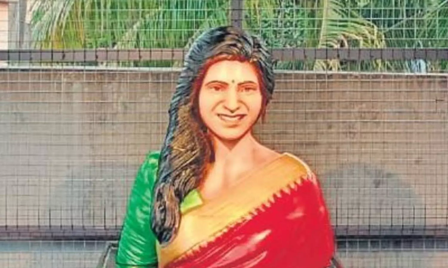 താര ആരാധന ദൈവ പരിവേഷത്തിലേക്ക്; സാമന്തക്ക് ക്ഷേത്രം പണിത് ആരാധകൻ