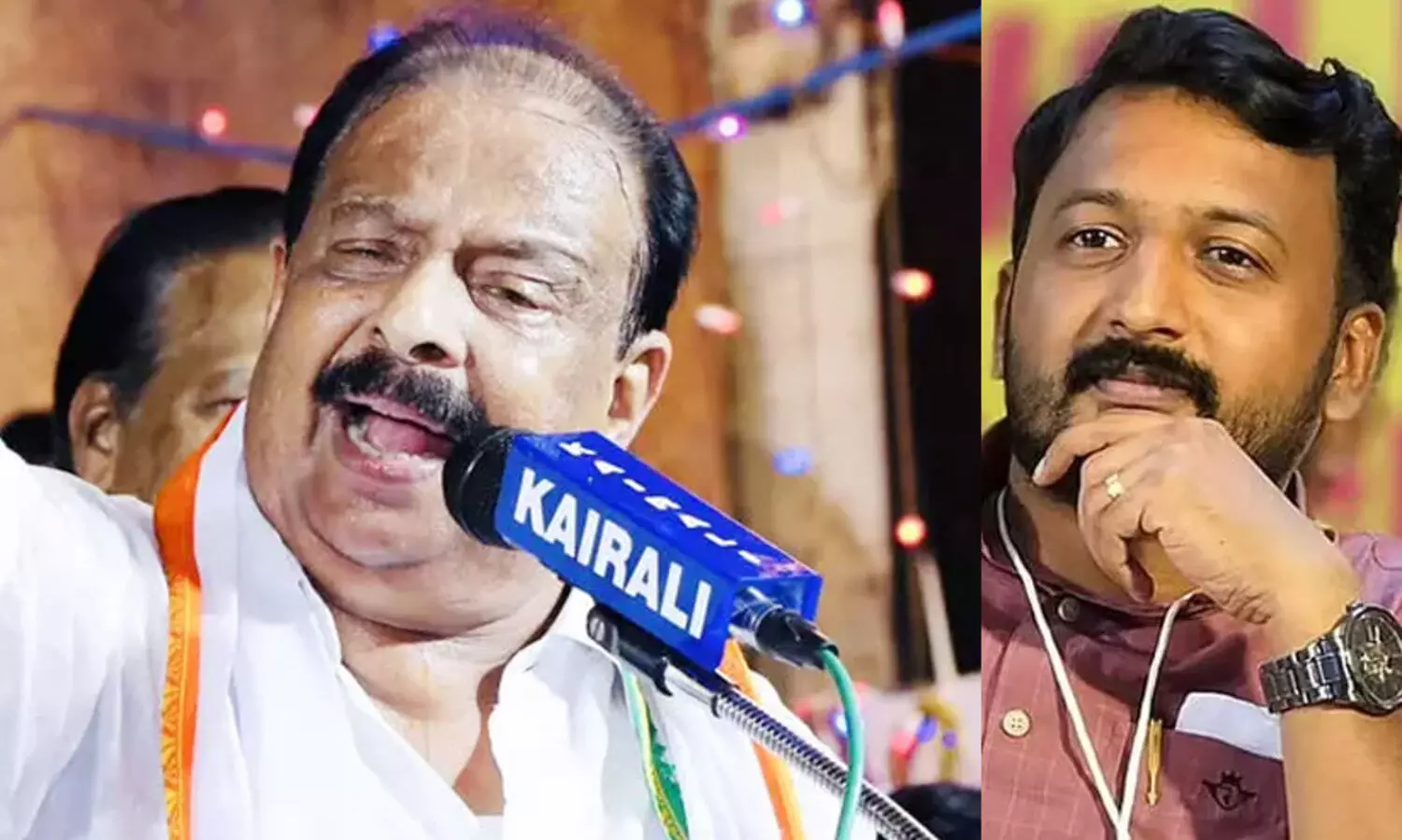 K Sudhakaran, Rahul Mamkootathil