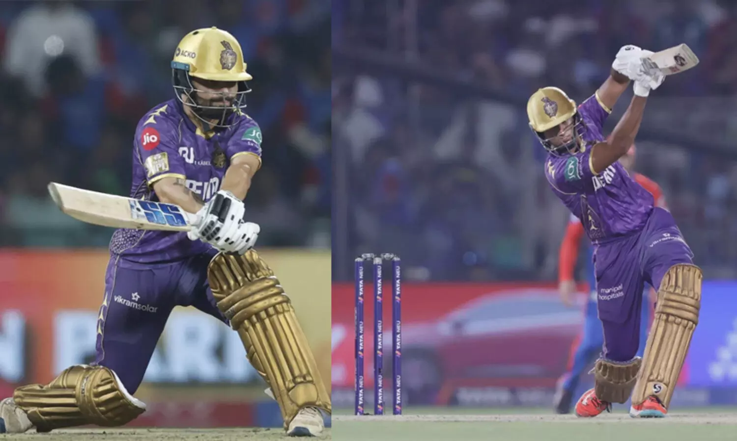 ആൻക്രിഷും റിങ്കുവും തിളങ്ങി; കൊൽക്കത്തക്കെതിരെ ഡൽഹി ക്യാപിറ്റൽസിന് 205 റൺസ് വിജയലക്ഷ്യം