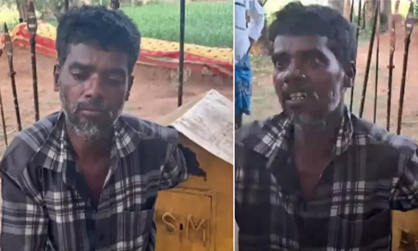 രാത്രി ഭണ്ഡാരപ്പെട്ടിയിൽ കൈയിട്ട് കുടുങ്ങി; രാവിലെ നാട്ടുകാരോട് ഫയർഫോഴ്സിനെ വിളിക്കാൻ കള്ളന്‍റെ അപേക്ഷ