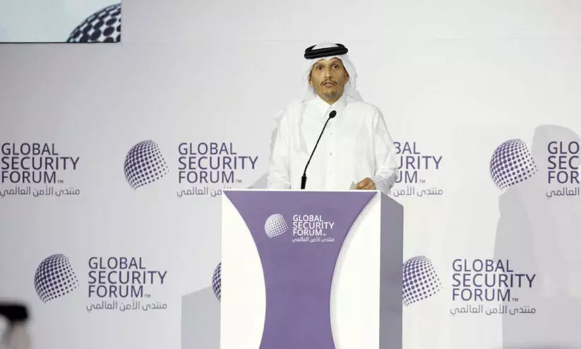 ഭ​ക്ഷ​ണ​വും മ​രു​ന്നും ആ​യു​ധ​മാ​ക്കു​ന്ന​ത് അ​പ​ല​പ​നീ​യം -ഖ​ത്ത​ർ പ്ര​ധാ​ന​മ​ന്ത്രി