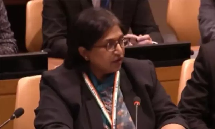 പാകിസ്താൻ തെമ്മാടി രാജ്യം, കുറ്റസമ്മതത്തിൽ അതിശയമില്ല; ഐക്യരാഷ്ട്രസഭയിൽ അപലപിച്ച് ഇന്ത്യ പാകിസ്താൻ തെമ്മാടി രാജ്യം, കുറ്റസമ്മതത്തിൽ അതിശയമില്ല; ഐക്യരാഷ്ട്രസഭയിൽ അപലപിച്ച് ഇന്ത്യ