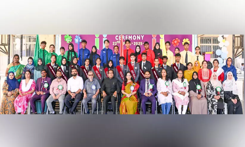 ഇ​ന്ത്യ ഇ​ന്റ​ർ​നാ​ഷ​ന​ൽ സ്കൂ​ൾ സ്റ്റു​ഡ​ന്റ് കൗ​ൺ​സി​ൽ അ​ധി​കാ​ര​മേ​റ്റു