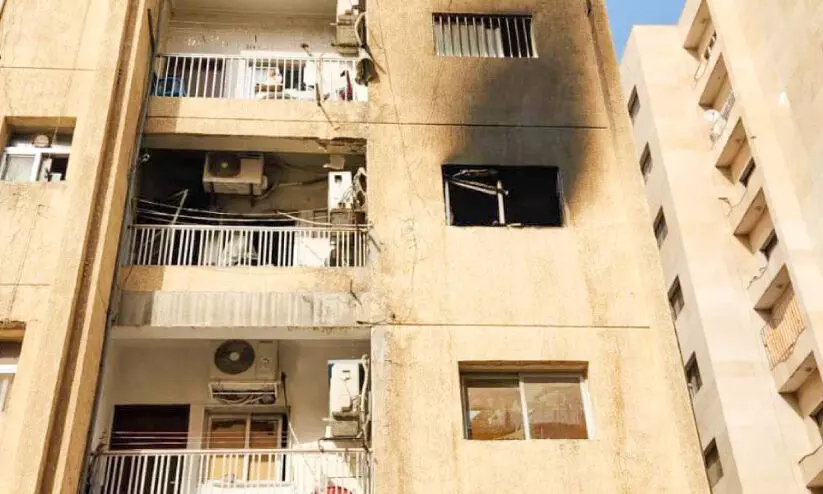 ഹവല്ലിയിൽ അപ്പാർട്മെന്റ് കെട്ടിടത്തിൽ തീപിടിത്തം ഹവല്ലിയിൽ അപ്പാർട്മെന്റ് കെട്ടിടത്തിൽ തീപിടിത്തം