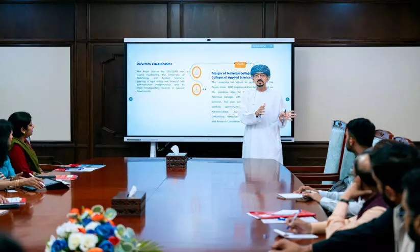 ഇ​ന്ത്യ​ൻ അ​ക്കാ​ദ​മി​ക് പ്ര​തി​നി​ധി സം​ഘം യു.​ടി.​എ.​എ​സ് സ​ന്ദ​ർ​ശി​ച്ചു