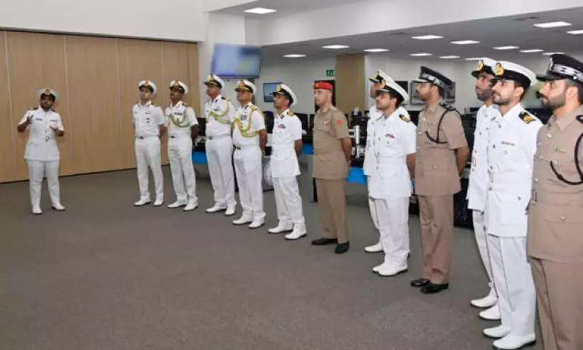 ഇന്ത്യൻ കോസ്റ്റ് ഗാർഡ് പ്രതിനിധിസംഘം എം.എസ്.സി സന്ദർശിച്ചു ഇന്ത്യൻ കോസ്റ്റ് ഗാർഡ് പ്രതിനിധിസംഘം എം.എസ്.സി സന്ദർശിച്ചു