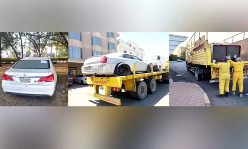 ഉ​പേ​ക്ഷി​ക്ക​പ്പെ​ട്ട 73 വാ​ഹ​ന​ങ്ങ​ൾ നീ​ക്കം ചെ​യ്തു