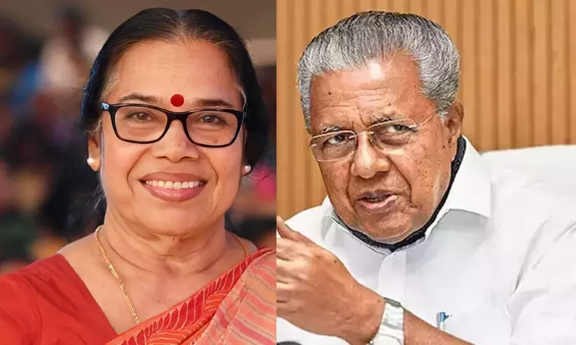 Pinarayi Vijayan, PK Sreemathi