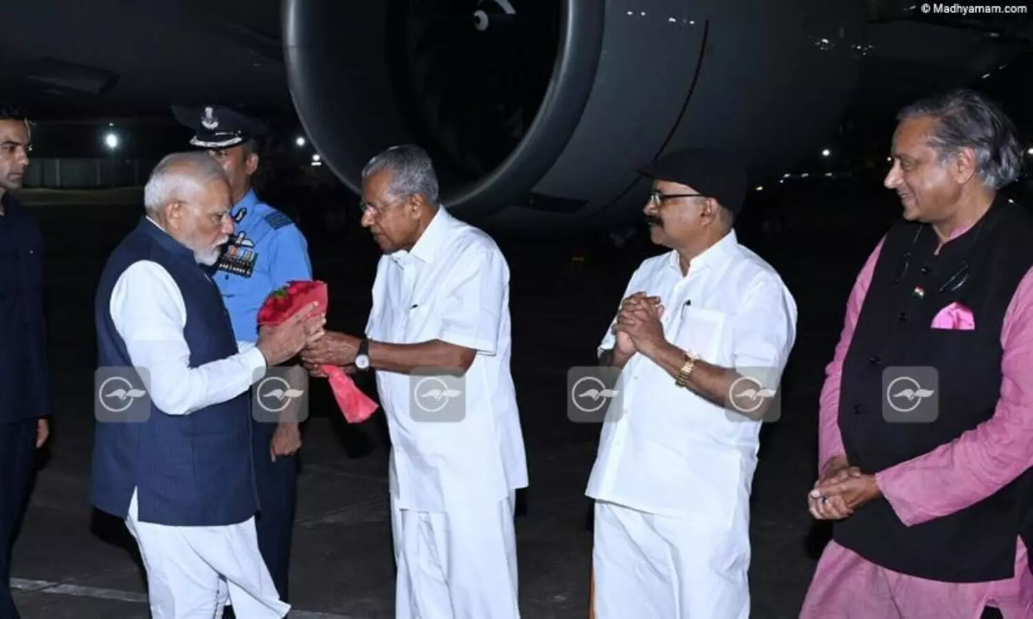 പ്രധാനമന്ത്രി തിരുവനന്തപുരത്ത്; കനത്ത സുരക്ഷയിൽ നഗരം