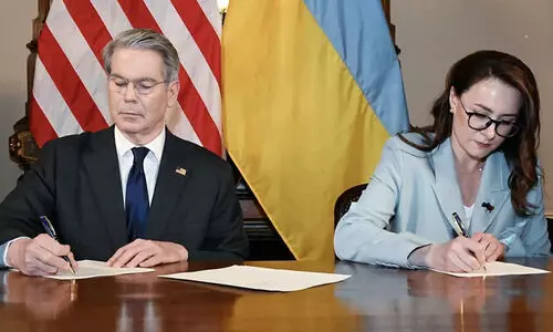 യു.എസും യുക്രെയ്നും സുപ്രധാന ധാതു കരാറിൽ ഒപ്പുവെച്ചു