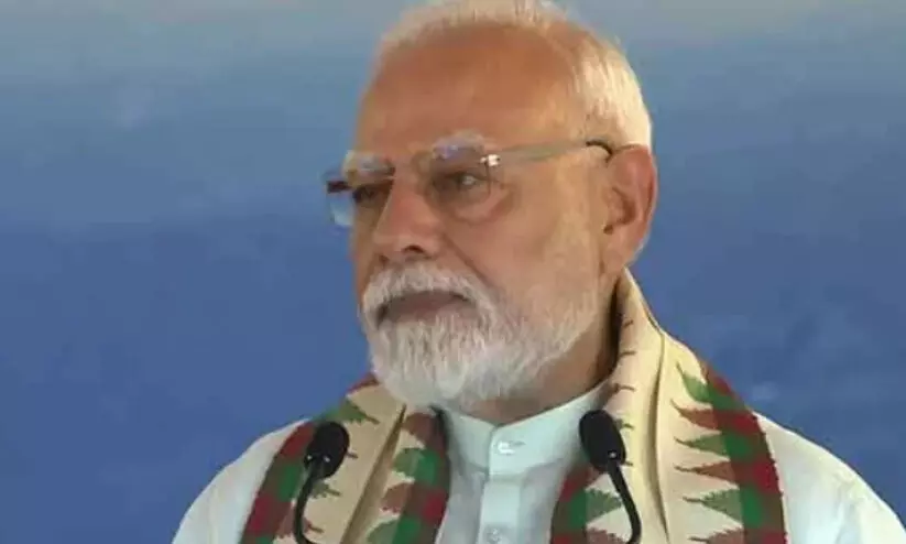 പിണറായി ഇൻഡ്യാസഖ്യത്തിന്റെ നെടുംതൂൺ, ശശി തരൂരും ഇവിടെയുണ്ട്, ഈ പരിപാടി പലരുടെയും ഉറക്കം കെടുത്തും -നരേന്ദ്രമോദി പിണറായി ഇൻഡ്യാസഖ്യത്തിന്റെ നെടുംതൂൺ, ശശി തരൂരും ഇവിടെയുണ്ട്, ഈ പരിപാടി പലരുടെയും ഉറക്കം കെടുത്തും -നരേന്ദ്രമോദി