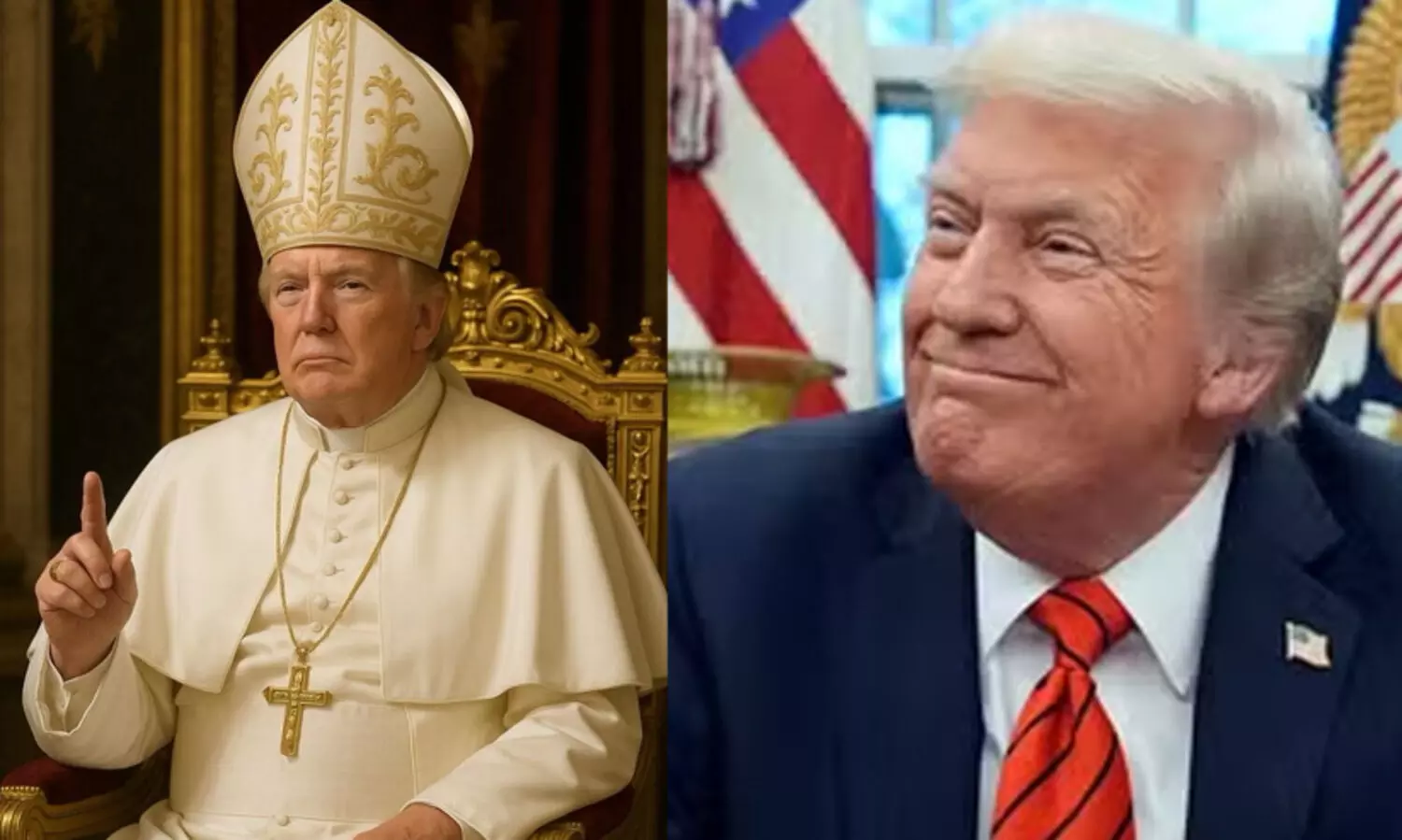 തമാശ അതിര് കടക്കുന്നു; പോപ്പിന്റെ വേഷമിട്ട എ.ഐ ചിത്രം ട്രൂത്തിൽ പങ്കുവെച്ച് ട്രംപ്, രൂക്ഷ വിമർശനം