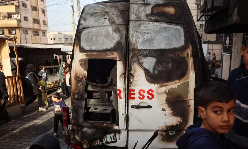 ലോകമെങ്ങും മാധ്യമപ്രവർത്തകർക്കെതിരായ യുദ്ധം; 2024 ഏറ്റവും കൂടുതൽ മാധ്യമപ്രവർത്തകർ കൊല്ലപ്പെട്ട വർഷം