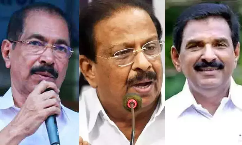 K Sudhakaran, Sunny Joseph, Anto Antony