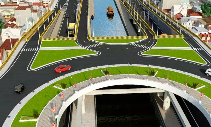 ജില്ല കോടതിപ്പാലം നിർമാണം: 36 പൈലുകൾ പൂർത്തിയായി ജില്ല കോടതിപ്പാലം നിർമാണം: 36 പൈലുകൾ പൂർത്തിയായി