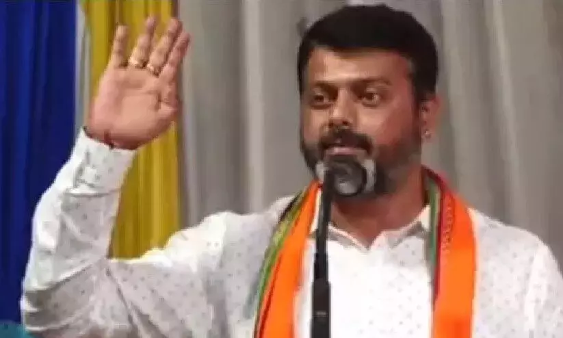 വിദ്വേഷ പ്രസംഗം: ബി.ജെ.പി എം.എൽ.എക്കെതിരെ കേസ്; പ്രകോപനം ക്ഷേത്രോത്സവത്തിന് മസ്ജിദുകളിലേക്ക് ക്ഷണക്കത്ത് നൽകിയത്