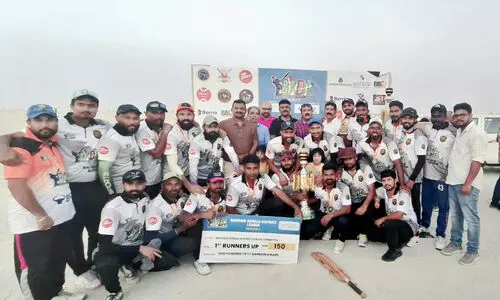 ക്രി​ക്ക​റ്റ് ലീ​ഗി​ൽ ക​ന്നി​യ​ങ്ക​ത്തി​നി​റ​ങ്ങി​യ ബ​ഹ്റൈ​ൻ മ​ല​പ്പു​റം ഡി​സ്ട്രി​ക്റ്റ് ഫോ​റം ഫ​സ്റ്റ് റ​ണ്ണേ​ഴ്സ്