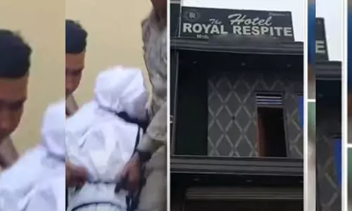 Teacher and Class 8 Student