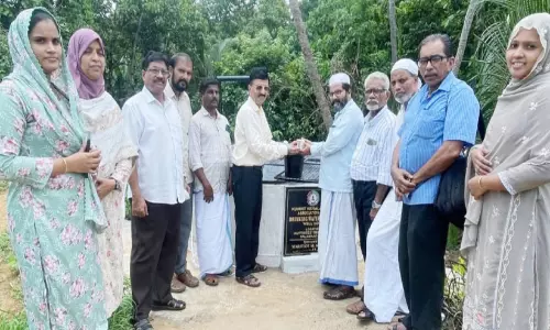 കെ.​കെ.​എം.​എ പൊ​തു​കി​ണ​ർ സ​മ​ർ​പ്പി​ച്ചു