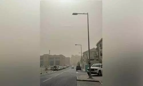 പൊ​ടി​ക്കാ​റ്റ്; ജാ​ഗ്ര​താ നി​ർ​ദേ​ശം