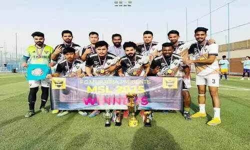 മു​റ​ബ്ബ സോ​ക്ക​ർ ലീ​ഗ് 2025ൽ ​ഡൈ​നാ​മി​ക് എ​ഫ്.​സി ജേ​താ​ക്ക​ളാ​യി