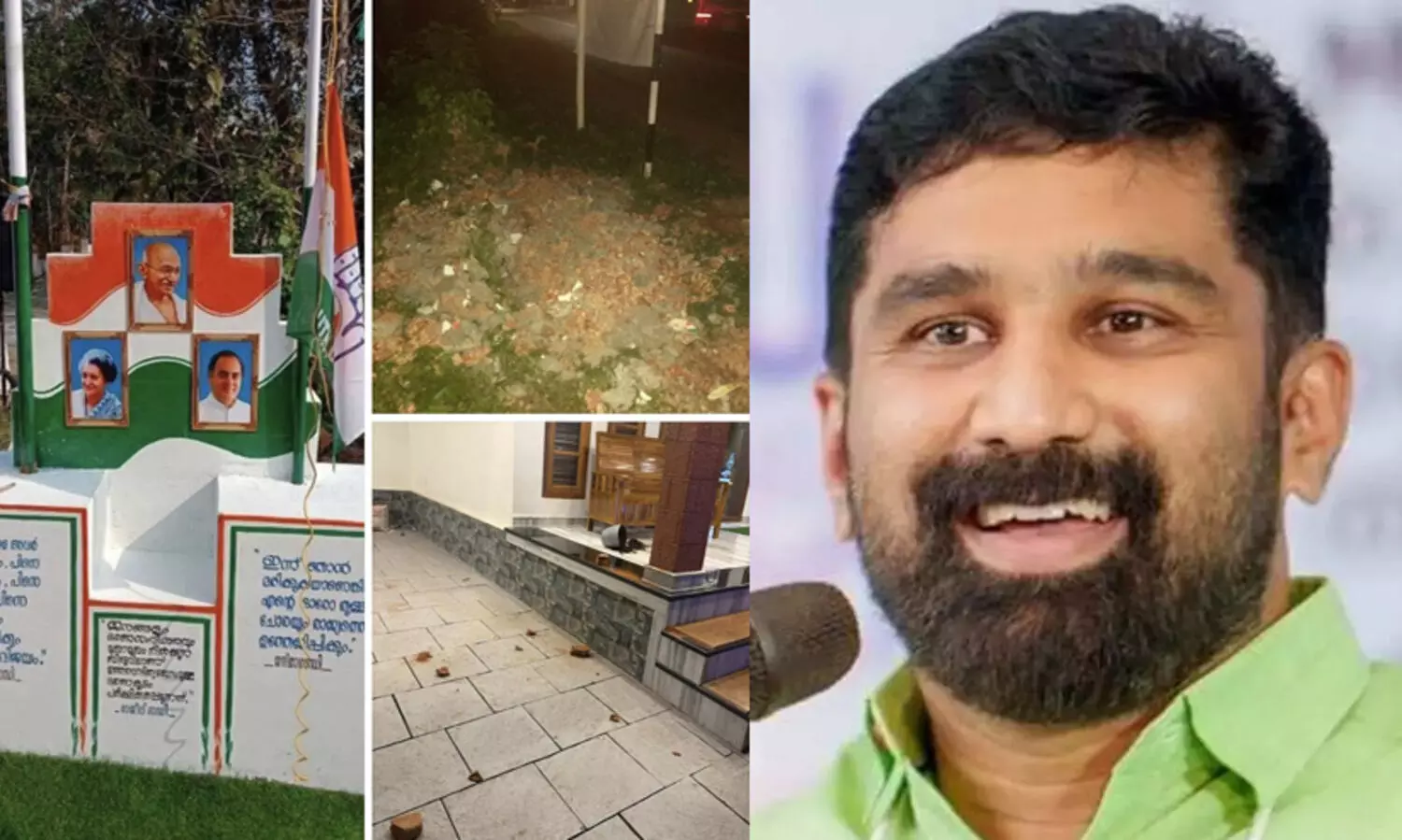 രക്തസാക്ഷി സ്തൂപം തകർത്തു, വീടിന് നേരെ കല്ലേറ്, കുപ്പിയേറ്, ഈ ക്രിമിനലുകളുടെ നേതാക്കളാണ് യുദ്ധ വിരുദ്ധ ഖണ്ഡകാവ്യങ്ങൾ രചിച്ച് മുതലക്കണ്ണീരൊഴുക്കുന്നത്