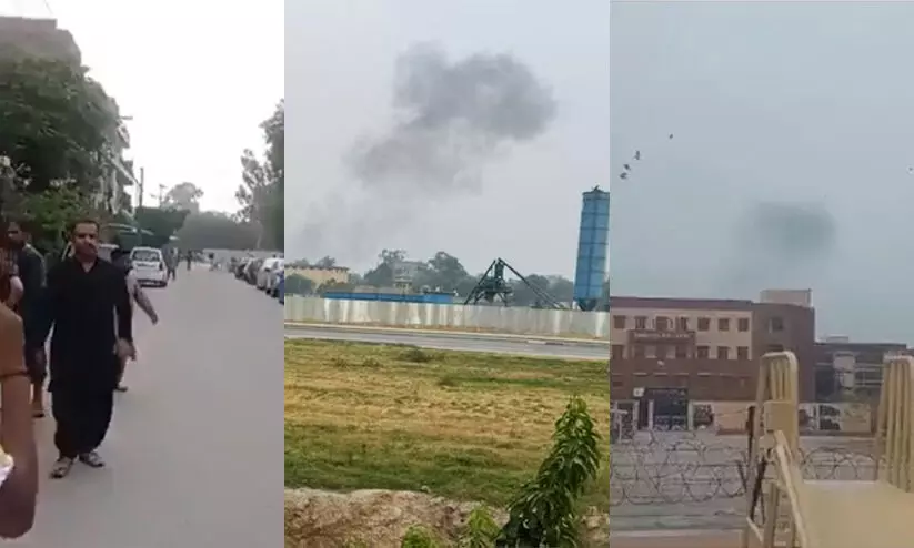 Multiple blasts heard in Pak