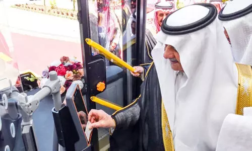 electric bus inauguration