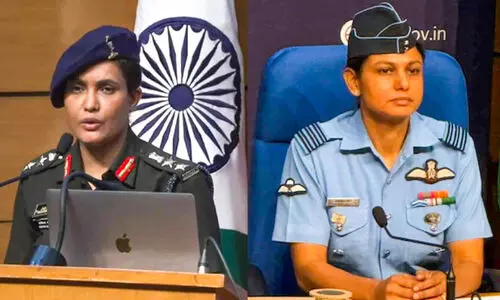 Colonel Sophia Qureshi and Wing Commander Vyomika Sing