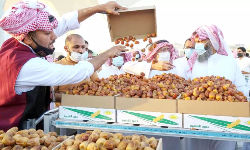 ഈത്തപ്പഴ കയറ്റുമതിയിൽ ലോകത്ത് ഒന്നാം സ്ഥാനത്ത് സൗദി ഈത്തപ്പഴ കയറ്റുമതിയിൽ ലോകത്ത് ഒന്നാം സ്ഥാനത്ത് സൗദി