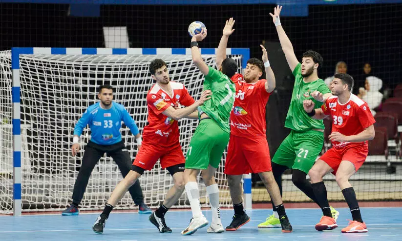 അറബ് പുരുഷ ഹാൻഡ്ബാൾ; തുനീഷ്യക്കും സൗദി അറേബ്യക്കും വിജയം അറബ് പുരുഷ ഹാൻഡ്ബാൾ; തുനീഷ്യക്കും സൗദി അറേബ്യക്കും വിജയം