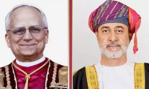 പു​തി​യ മാ​ർ​പാ​പ്പ​ക്ക് സു​ൽ​ത്താ​ൻ ആ​ശം​സ​ക​ൾ നേ​ർ​ന്നു