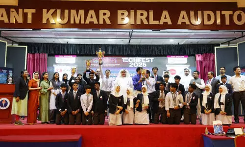 അ​നെ​ക്സ് ടെ​ക്ഫെ​സ്റ്റ്; ശാ​ന്തി​നി​കേ​ത​ൻ സ്കൂ​ളി​ന് ഓ​വ​റോ​ൾ കി​രീ​ടം