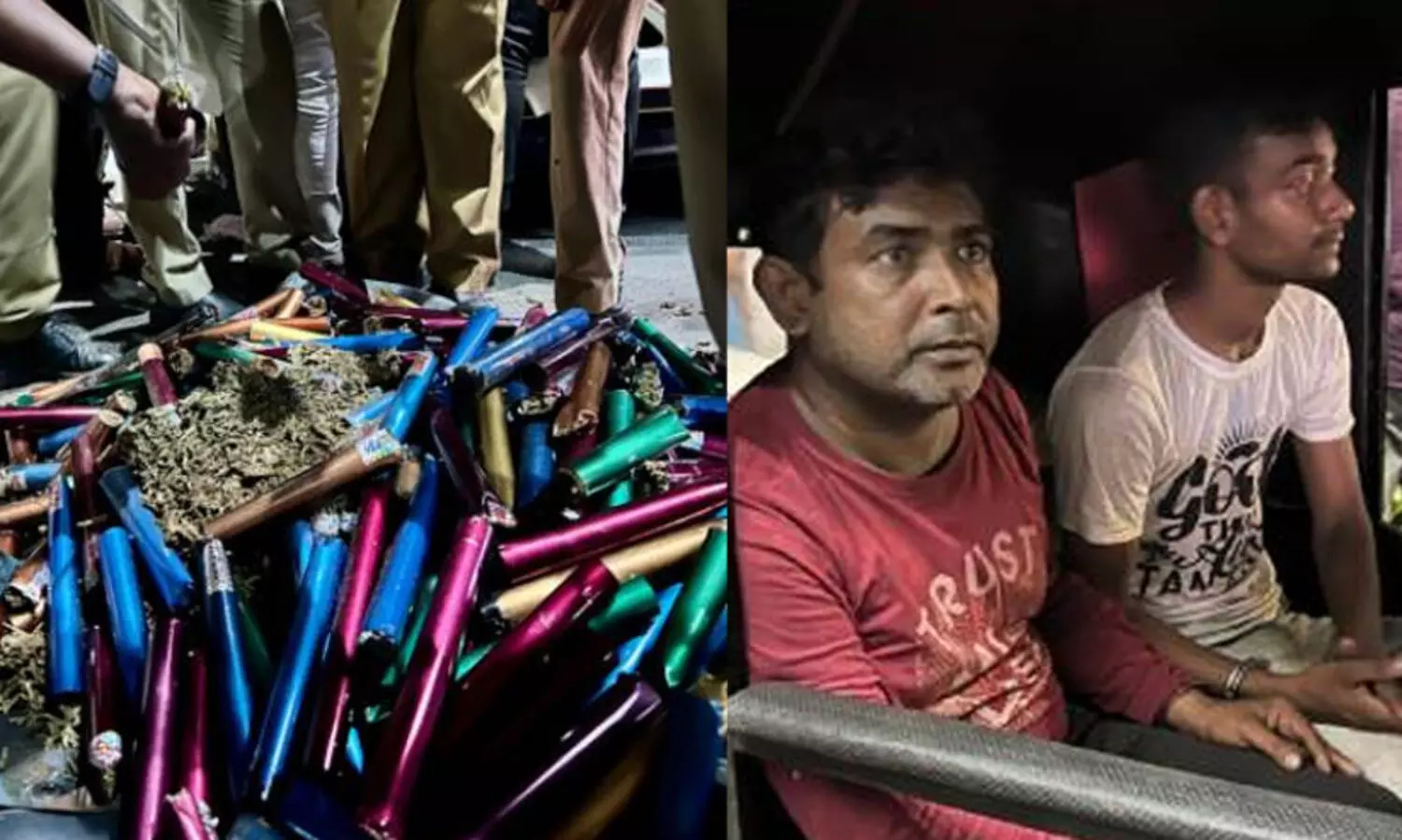 200 സൈക്കിൾ പമ്പിൽ കുത്തിനിറച്ച് 24 കിലോ കഞ്ചാവ്; നെടുമ്പാശ്ശേരിയിൽ നാല് പേർ പിടിയിൽ