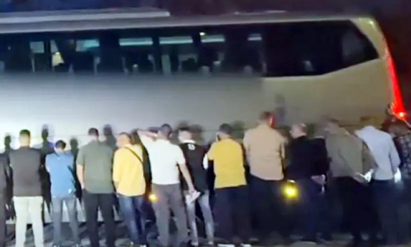 eguptian bus driver arrested eguptian bus driver arrested