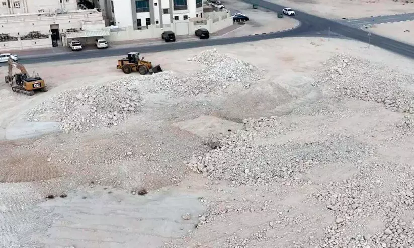 removing the waste in al thumama