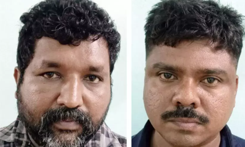 മദ്യപാനം പൊലീസിൽ അറിയി​ച്ചതിന്​ മർദനം: രണ്ട് യുവാക്കൾ അറസ്റ്റിൽ